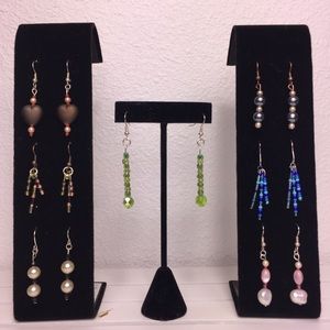 7 Pairs of Dangling Earrings Set